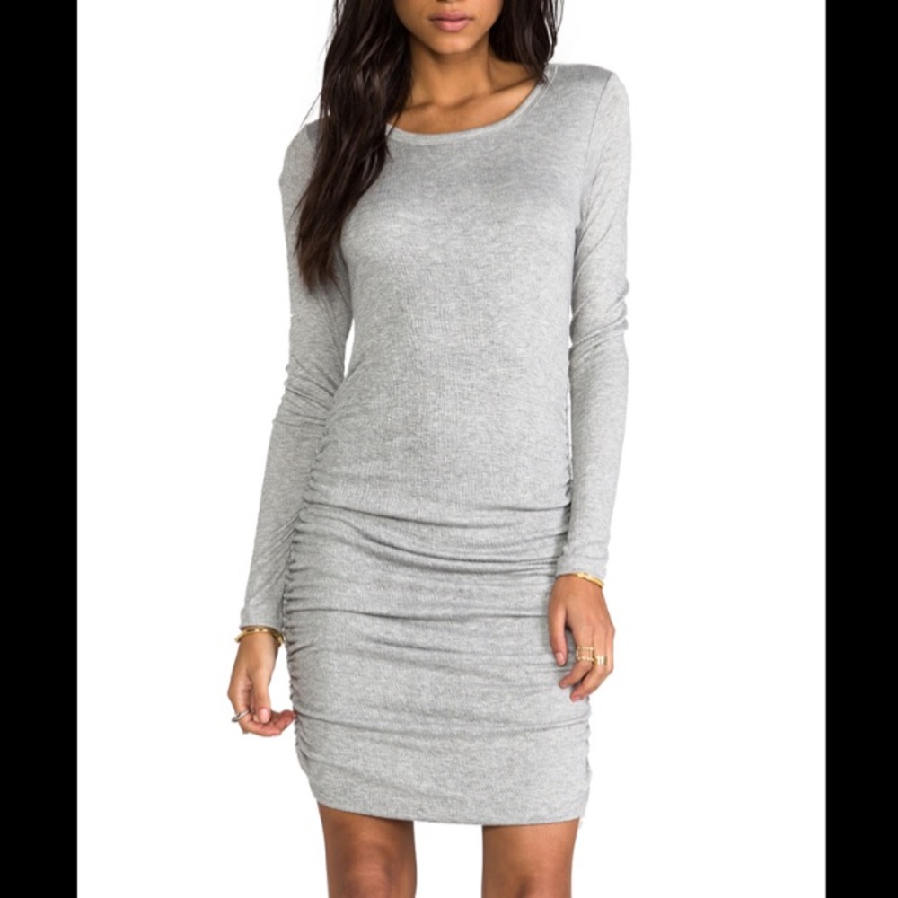 LNA. Sicily Dress. Gray.